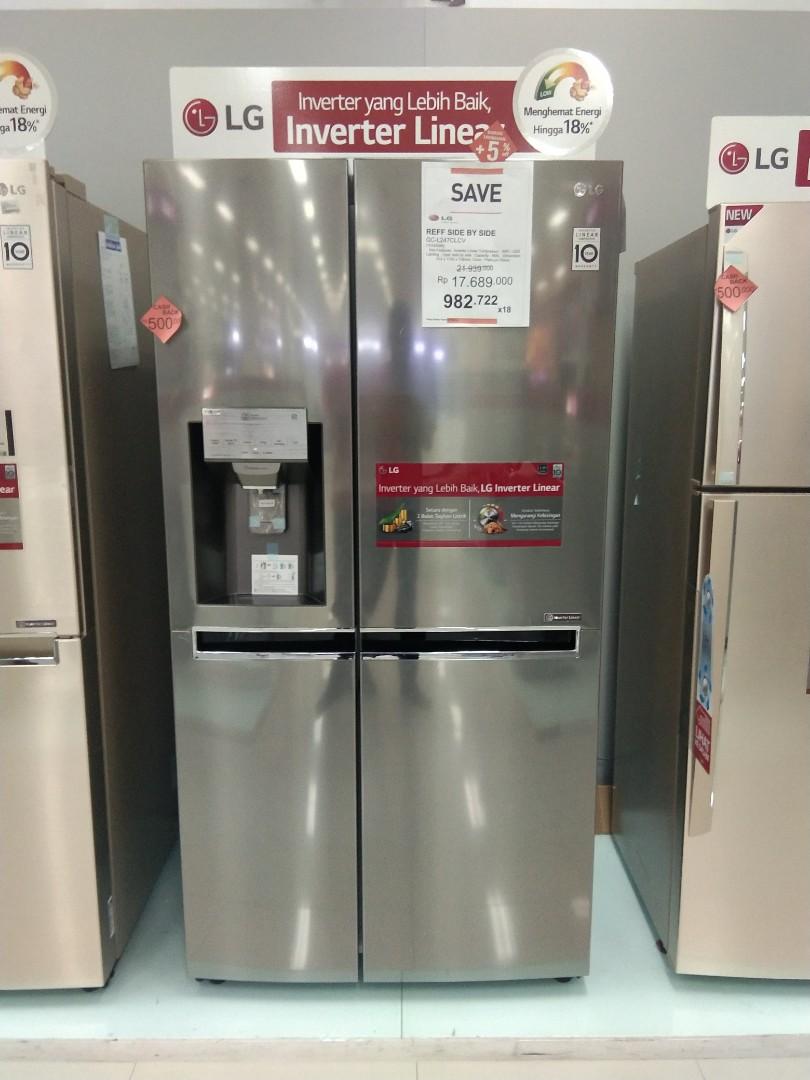 Kulkas Lg Side By Side Kitchen Appliances Di Carousell