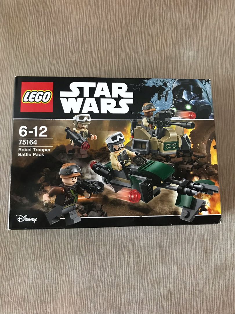 New Lego Star Wars 75164 Rebel Trooper Battle Pack Sealed Box With Minifigures - sable antelope roblox