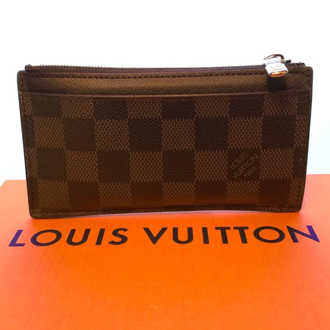 Louis Vuitton LV Coin Card Holder Wallet (Damier Graphite) N64038