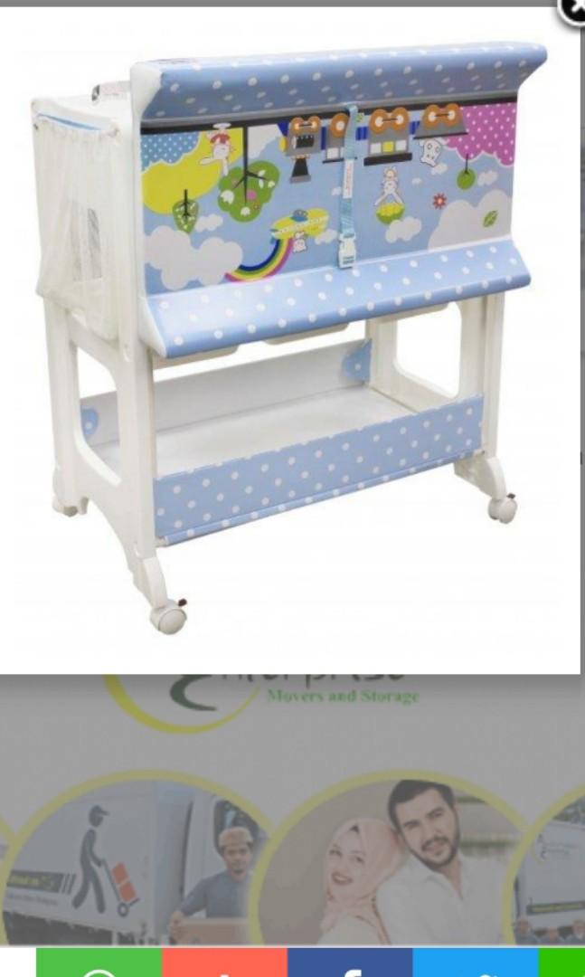 standing changing table