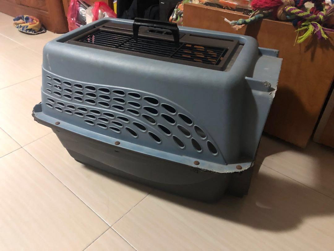 Medium size Petmate carrier with two doors for easy access, Pet