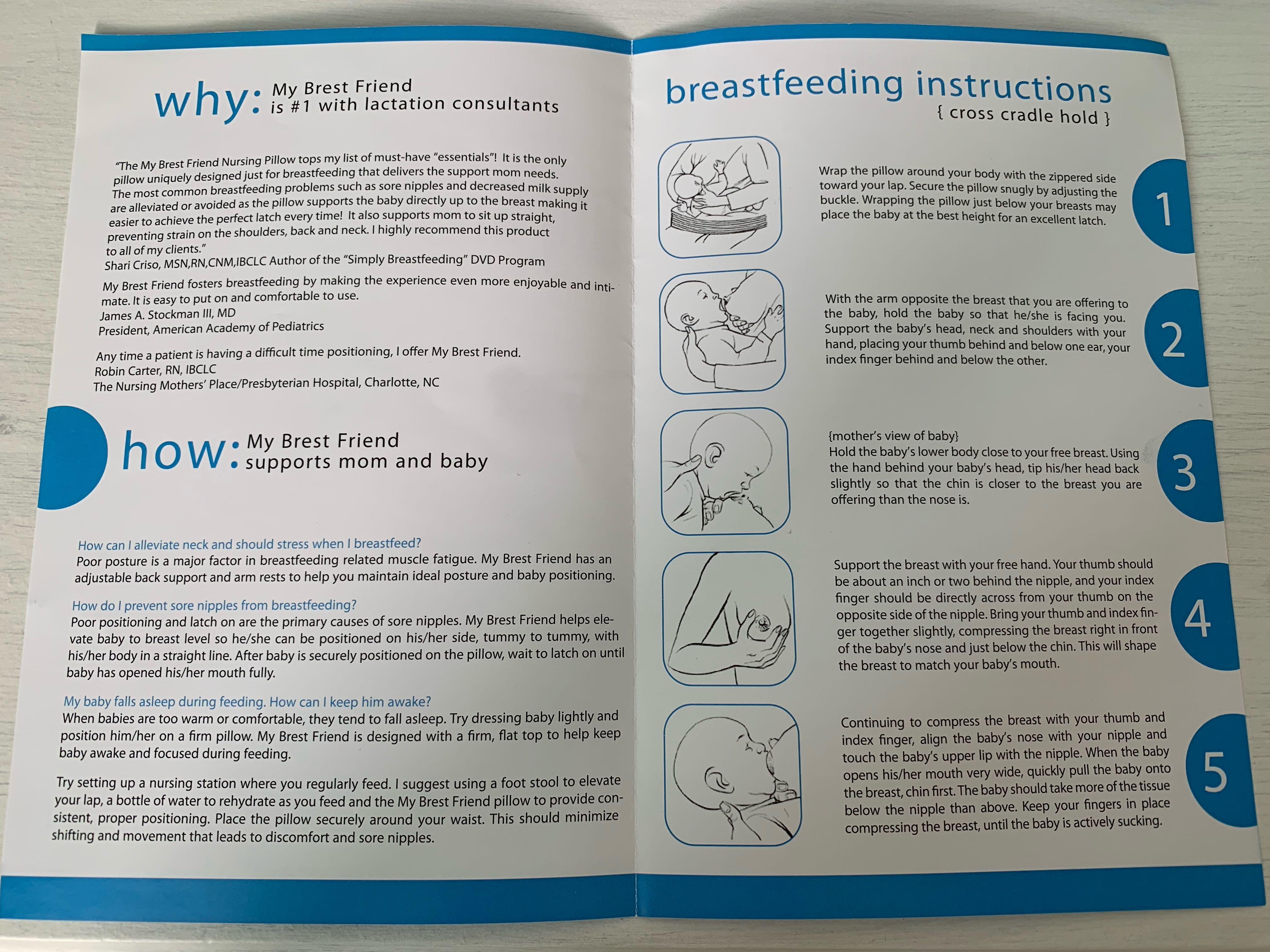 My Brest Friend breastfeeding pillow, Babies & Kids, Nursing & Feeding