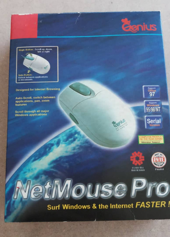 Netmouse Pro Serial Mouse., Computers & Tech, Parts & Accessories, Mouse & Mousepads on Carousell