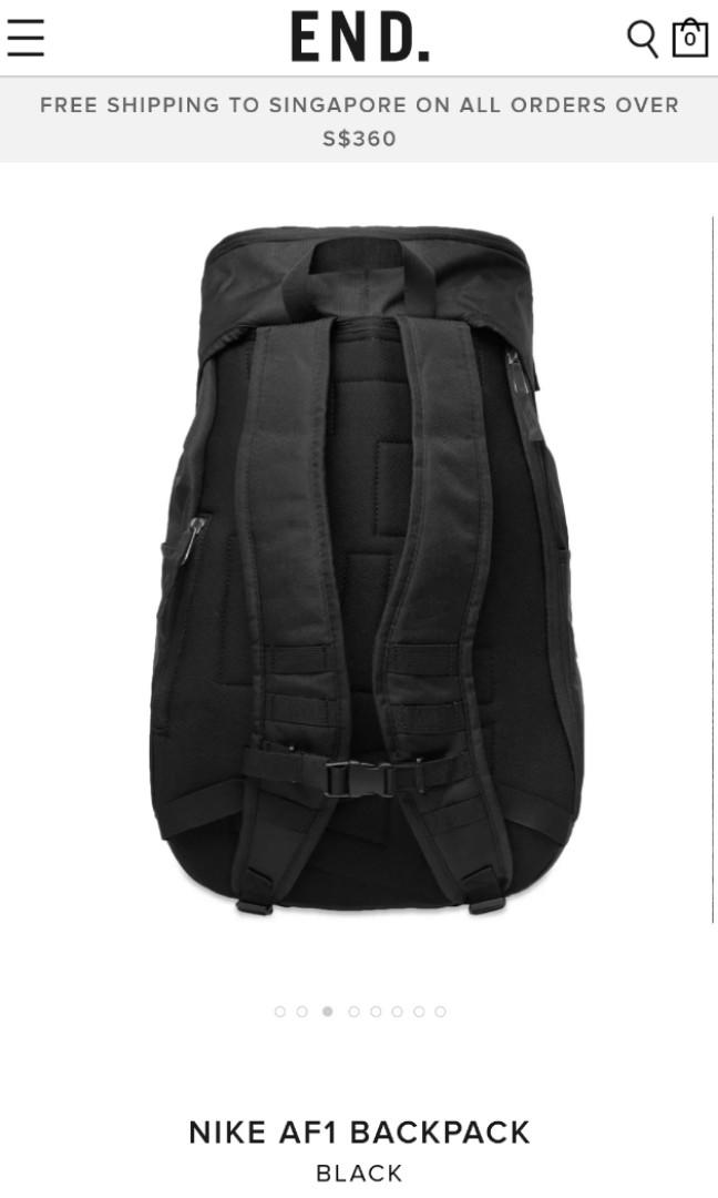 Nike af1 clearance backpack dimensions