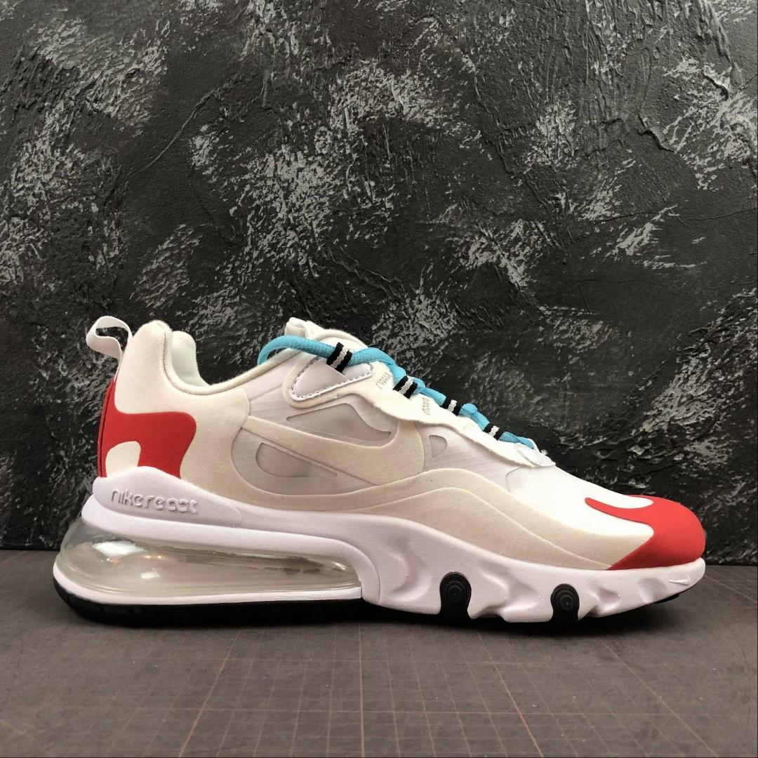 Nike Air Max 270 React felt and ripstop sneakers NET A