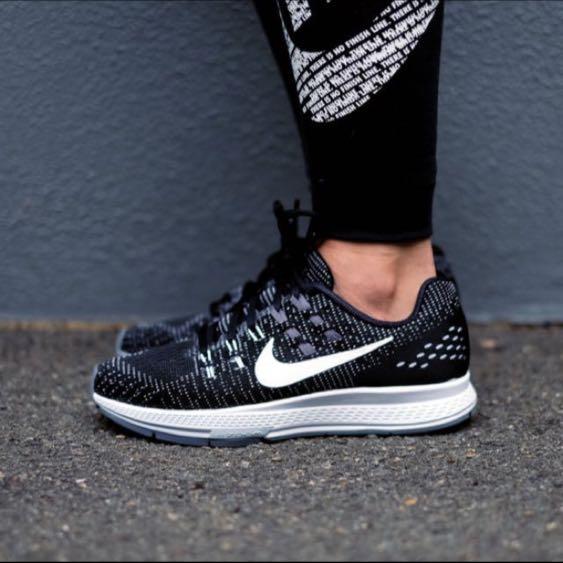 nike zoom structure 19 black