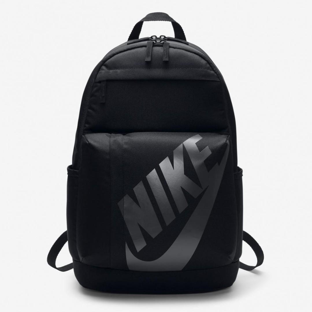 nike elemental backpack black and grey