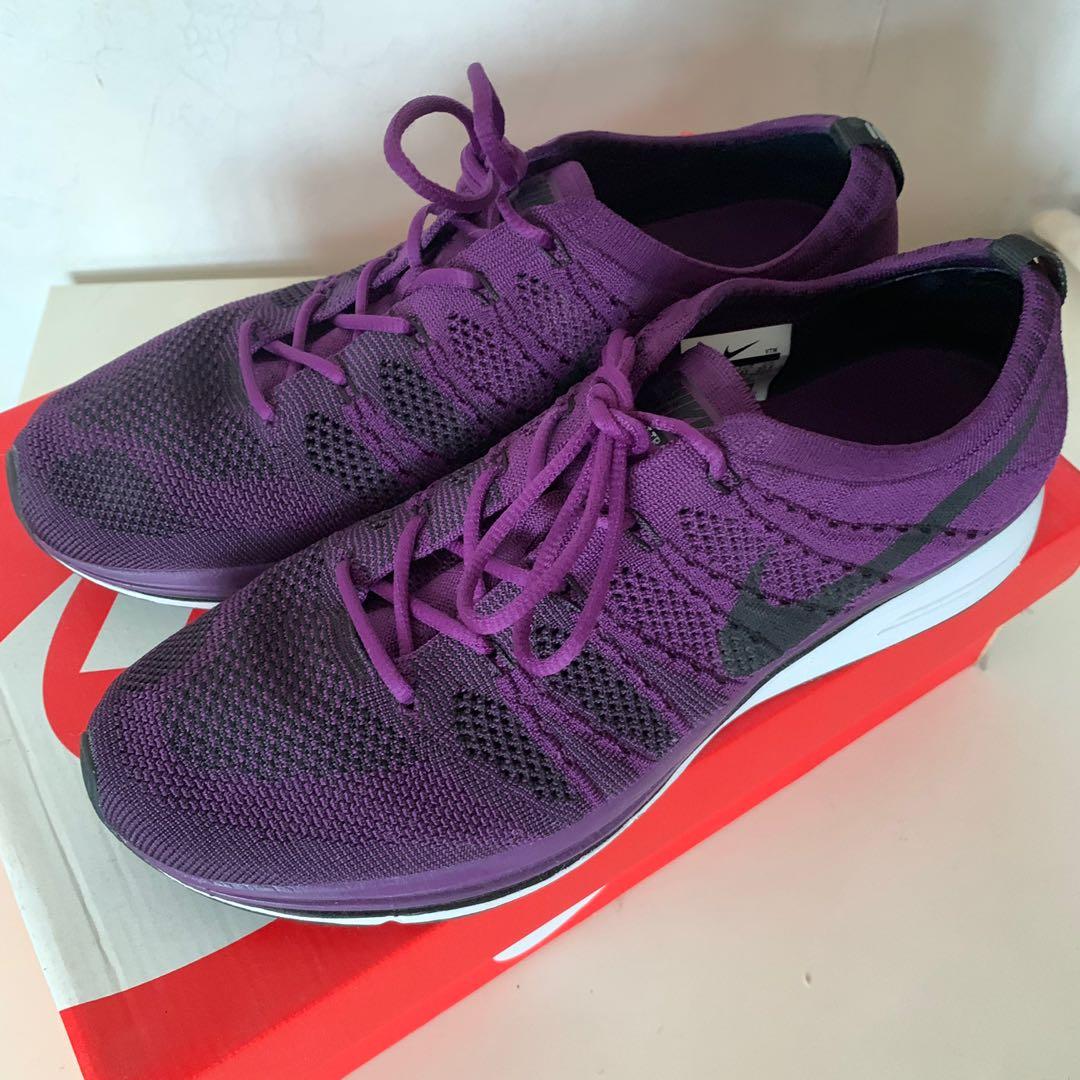 nike black and purple trainers