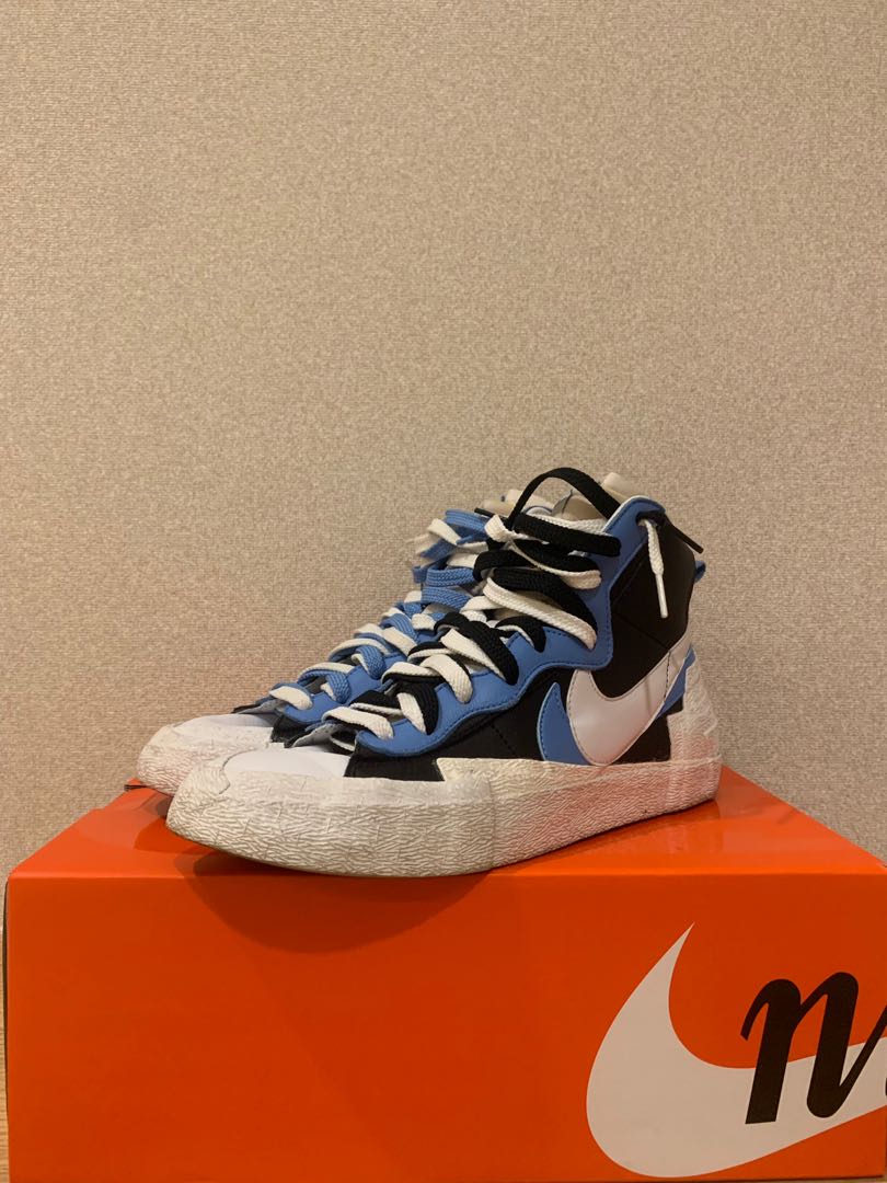 nike sacai blazer blue