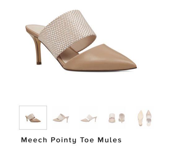 nine west mules and clogs
