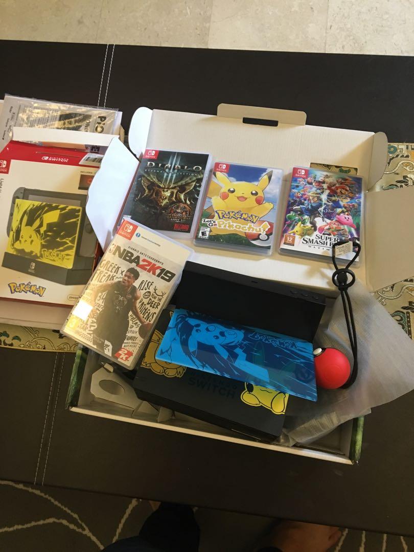 Nintendo Switch Pokemon Edition, Video Gaming, Video Games, Nintendo on