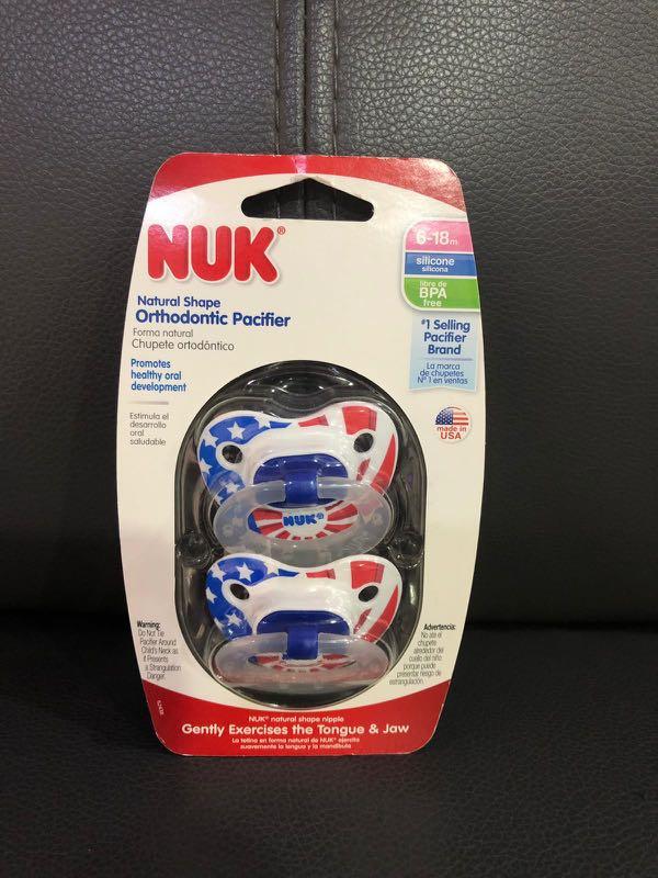 pack of 2 Disney NUK baby 6-18m Orthodontic Pacifier NEW BLUE BOYS