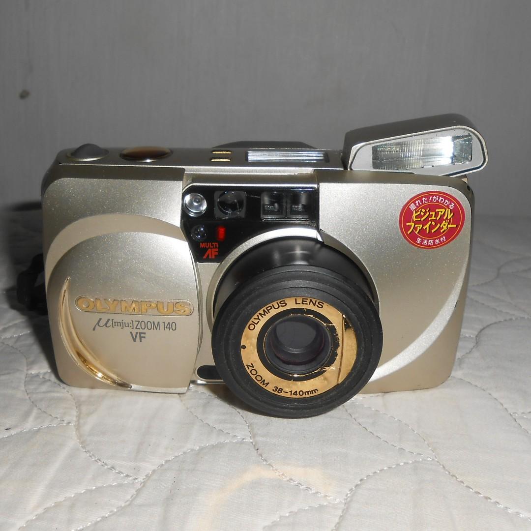 Olympus µ[mju:] Zoom 140 VF 38-140mm Point and Shoot Film Camera 