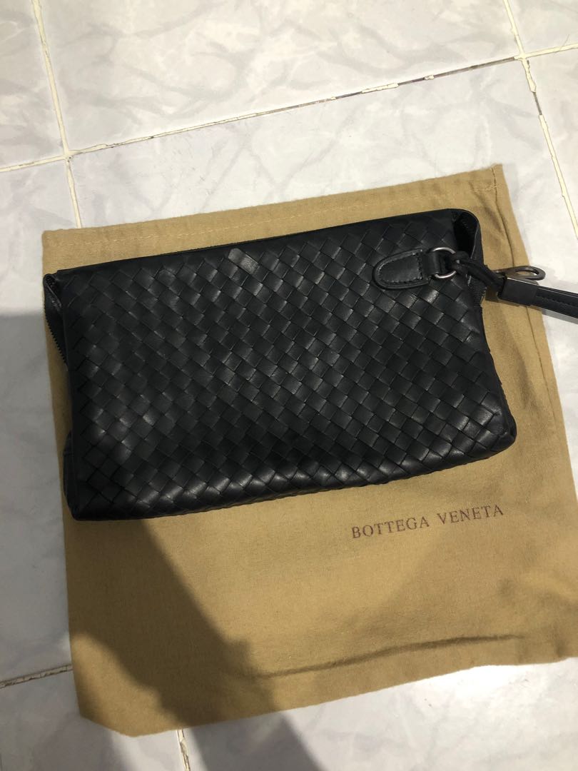 ORIGINAL Bottega Veneta Clutch Black For Men