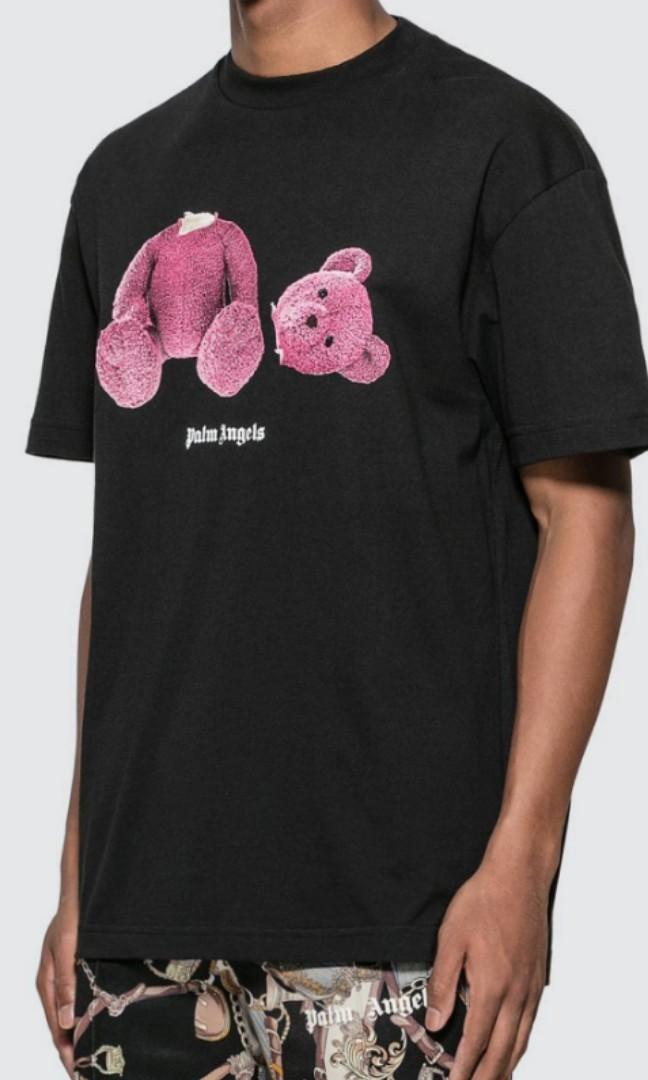 palm angels bear t shirt pink