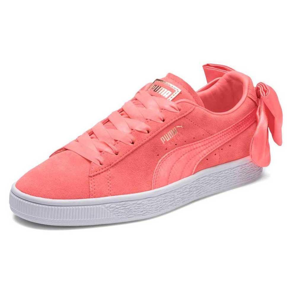 Puma suede on sale bow rosa