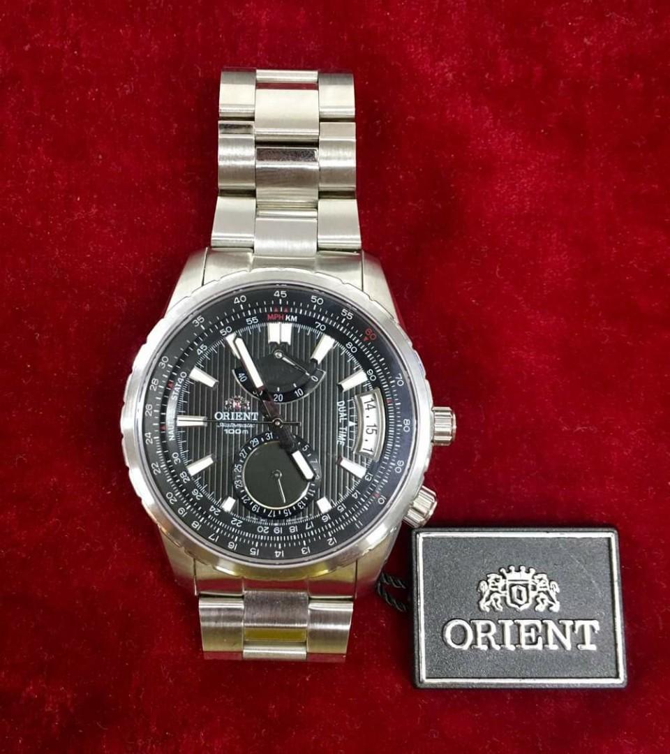 Rare Orient Dual Time Automatic Watch, Luxury, Watches on Carousell