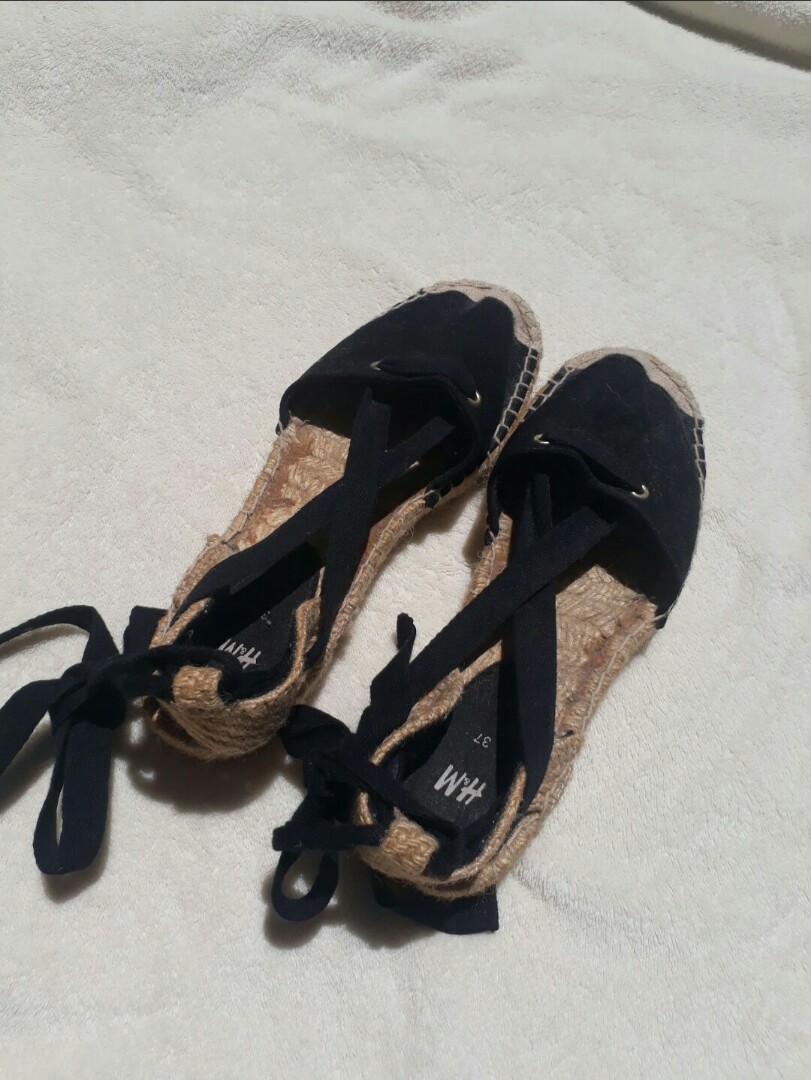 black tie espadrilles