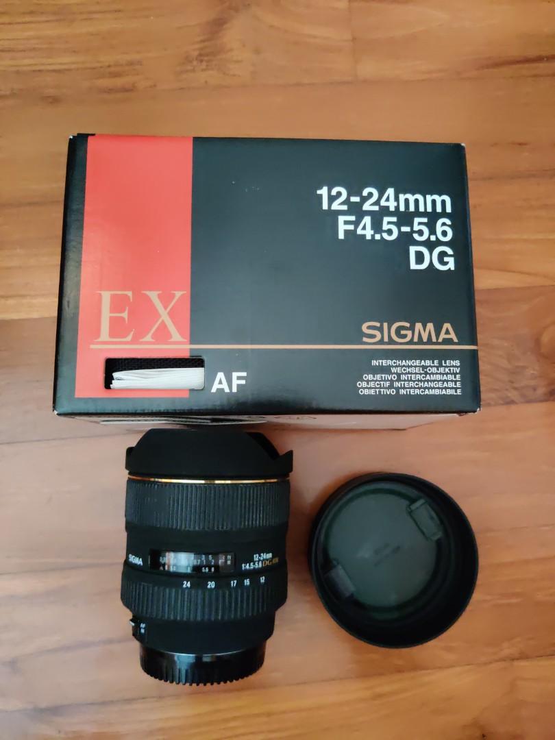 Sigma 12 24mm F4 5 5 6 Ex Dg Hsm Canon Ef Mount Photography Lenses On Carousell