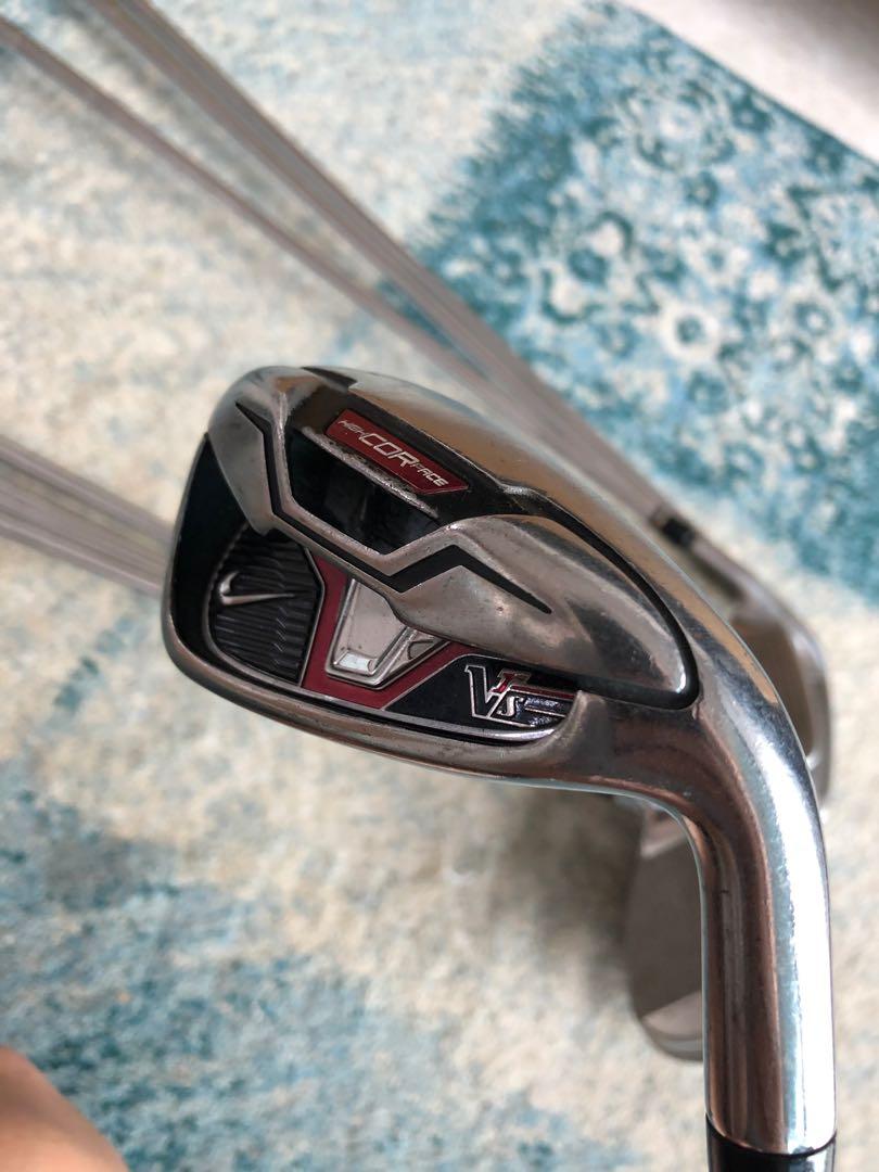 Steel shaft Nike High Core Face golf clubs 4 9 iron pitcher and A wedge Sports Equipment Sports Games Golf on Carousell