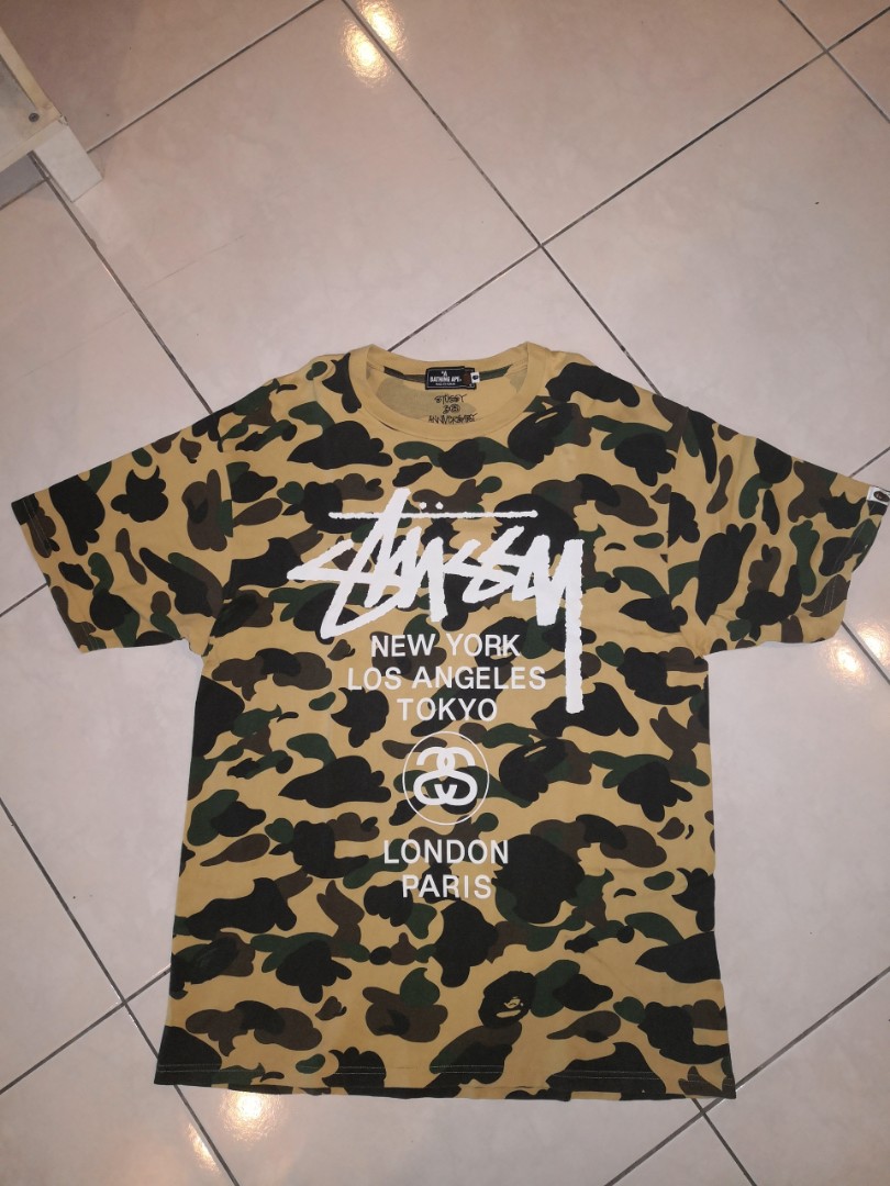 Stussy store bape camo