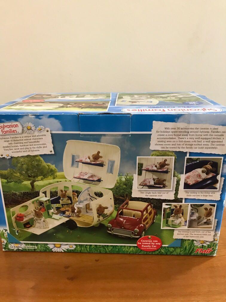 sylvanian family caravan set
