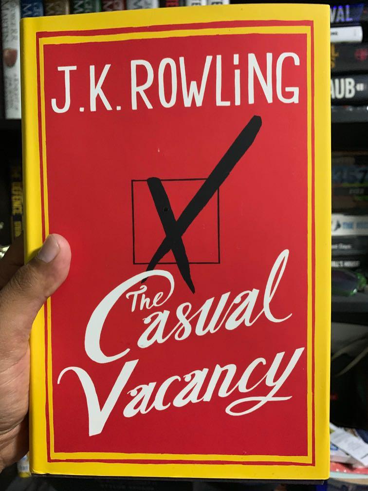 The Casual Vacancy J K Rowling Hardcover Books Stationery