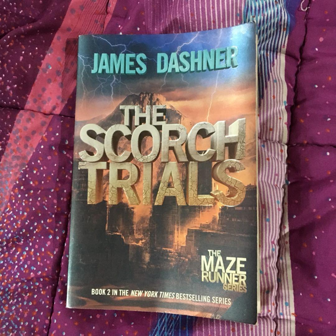 THE SCORCH TRIALS & THE DEATH CURE by James Dashner (Category: Storybooks) located in Pasig City. Submitted by rocklee______ (Listing ID 245056676, Image 1). Description: - 9/10 condition - no highlighting + clean pages - but as a set or buy one for 150.