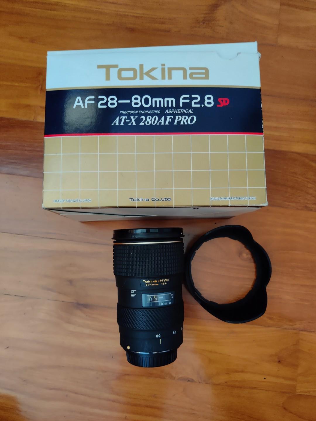 Tokina 28 80mm F2 8 At X Pro Canon Ef Mount Photography Lenses On Carousell
