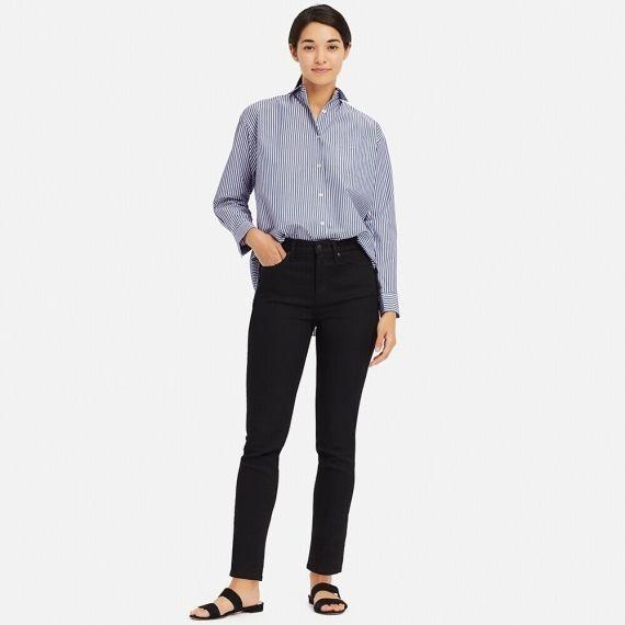 Women Extra Fine Cotton Striped Long 
