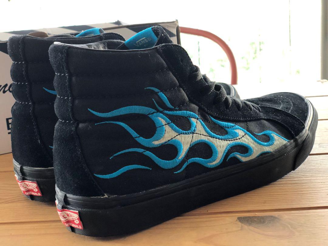 Vans x deals wtaps blue flame