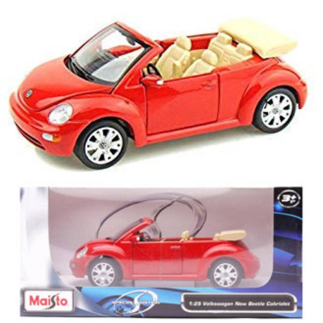 1 25 Volkswagen Beetle Cabriolet Diecast Model Car By Maisto Approx 17cm Toys Games Others On Carousell