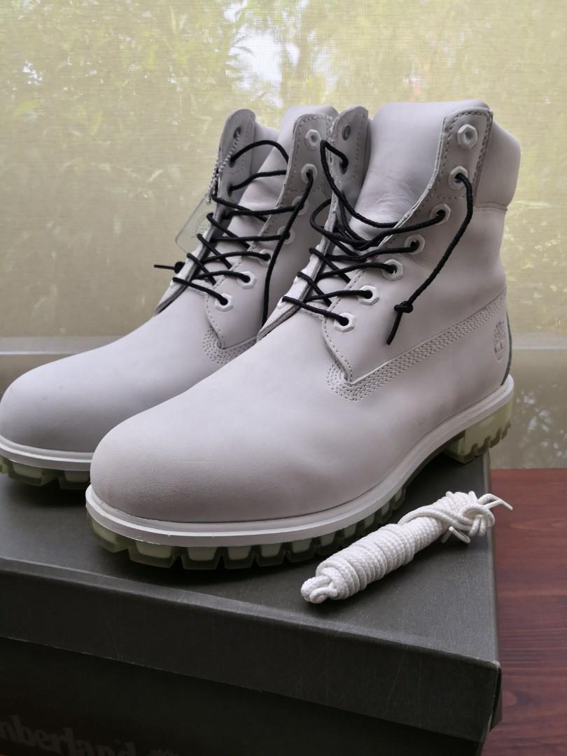 white timberland sneakers