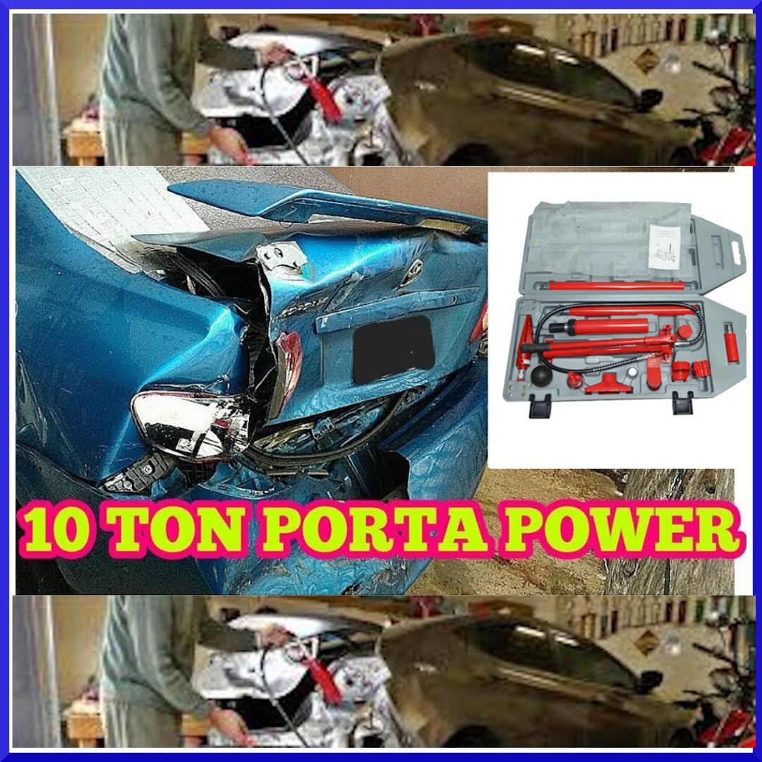 10 Ton Porta Power Body Puller Frame Repair Kit Hydraulic Collision