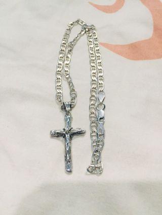 Necklace with Cross Pendant for Men