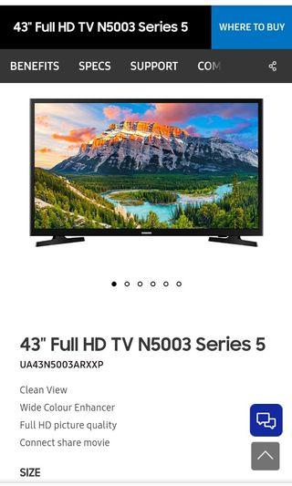 Samsung FHD tv 43 inch