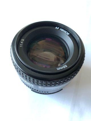 Nikon AF Nikkor 50mm 1.4D Lens