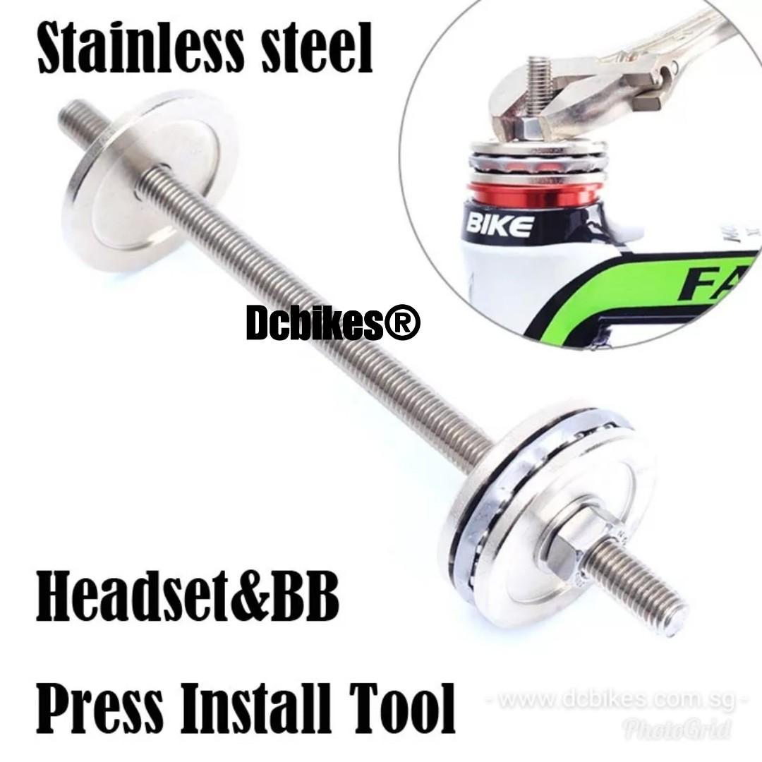 Bike Bicycle Headset BB Bottom Bracket Press Tool Installation Tools 304 Steel