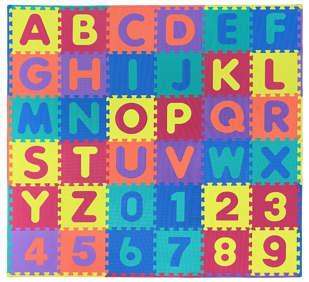 Alphabet &Numbers Foam Playmat, Babies & Kids, Infant Playtime on Carousell