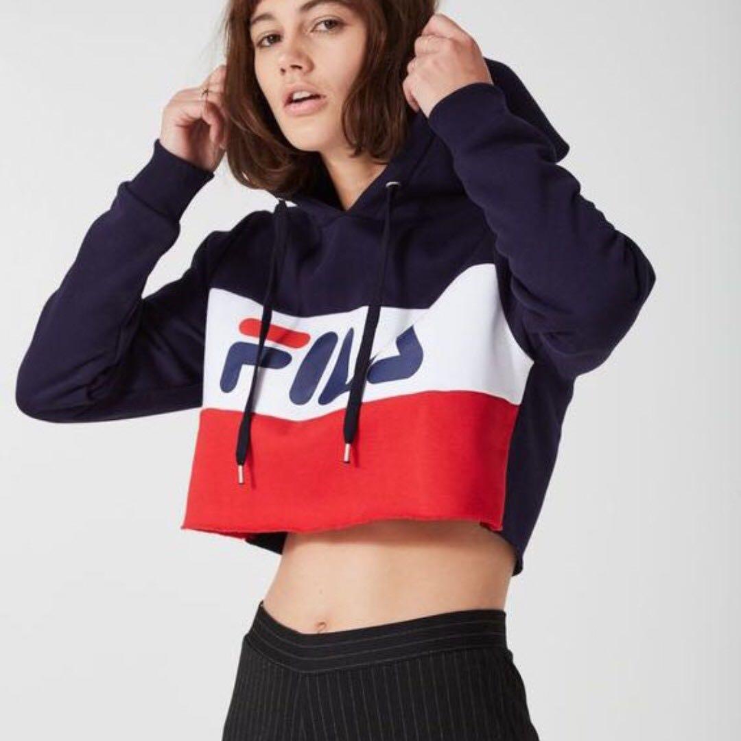 fila tricolor hoodie