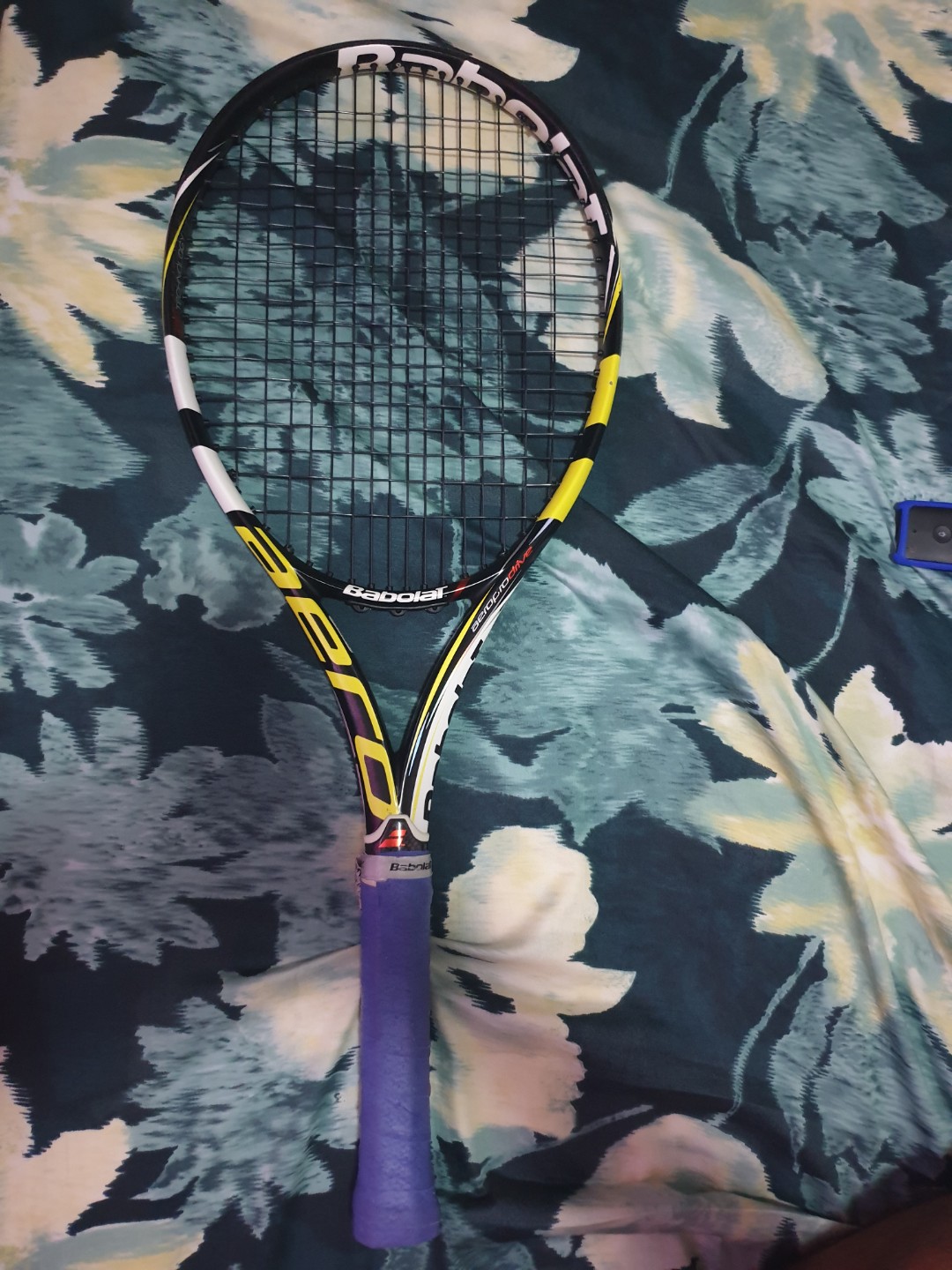 Raquette De Tennis Babolat Aero Pro Drive 2013 - Tête 100 Pouces, Cordée Poly Plasma, Occasion