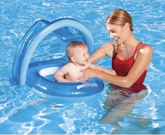 infant swim float with canopy