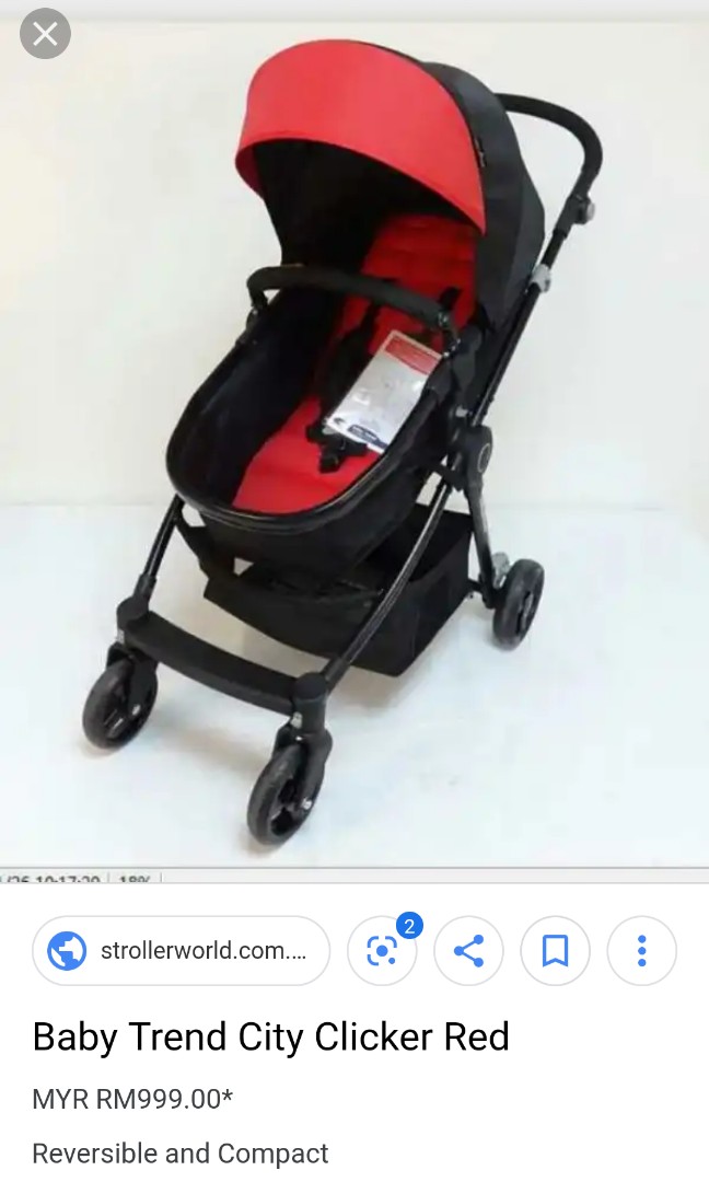 baby trend city clicker stroller
