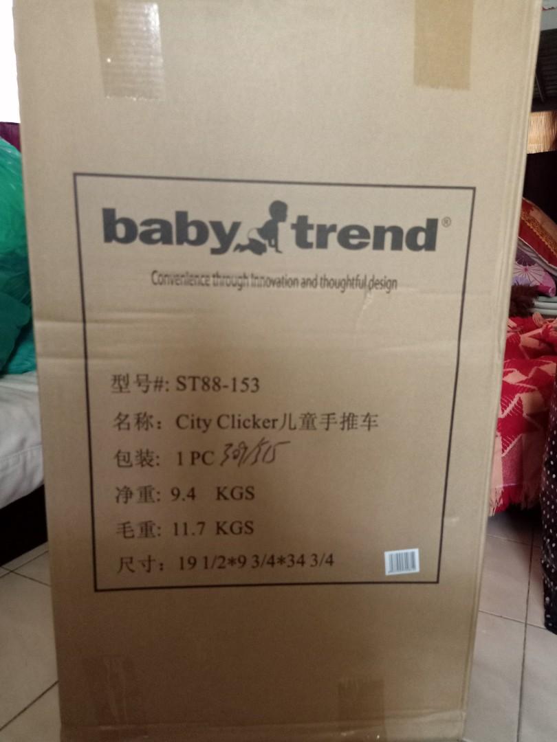 Baby trend deals city clicker stroller