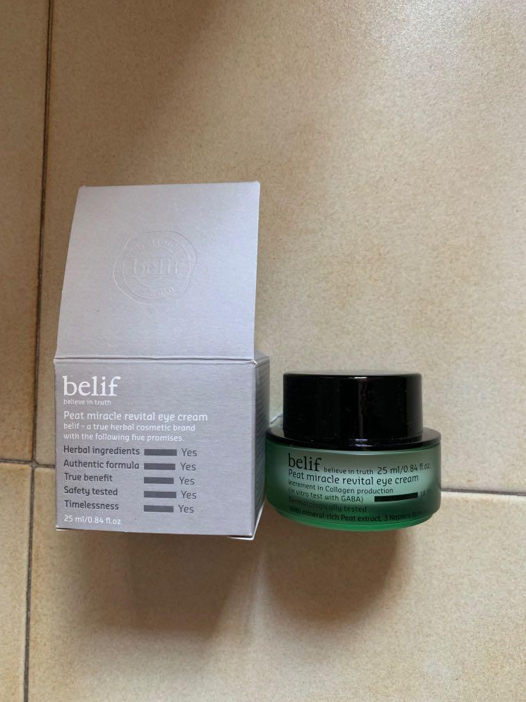belif eye cream ingredients