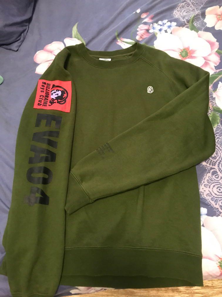 billionaire boys club navy sweatshirt