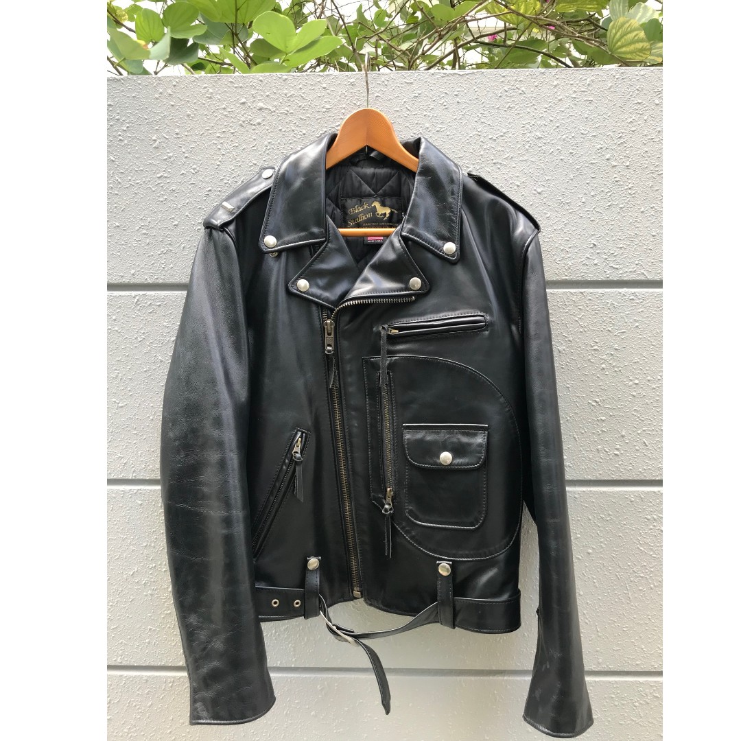 Black stallion outlet leather jacket