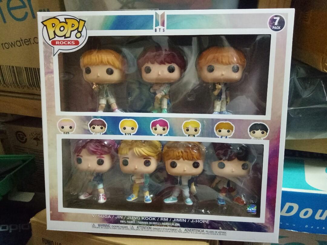 BTS FUNKO POP 7-PACK, Hobbies & Toys, Collectibles & Memorabilia, Fan  Merchandise on Carousell