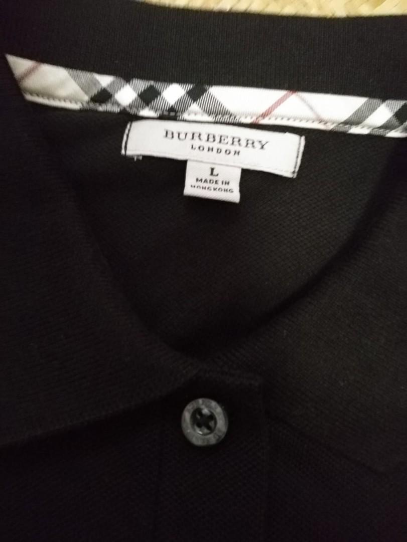 burberry polo shirt Made in Hong Kong Carousell