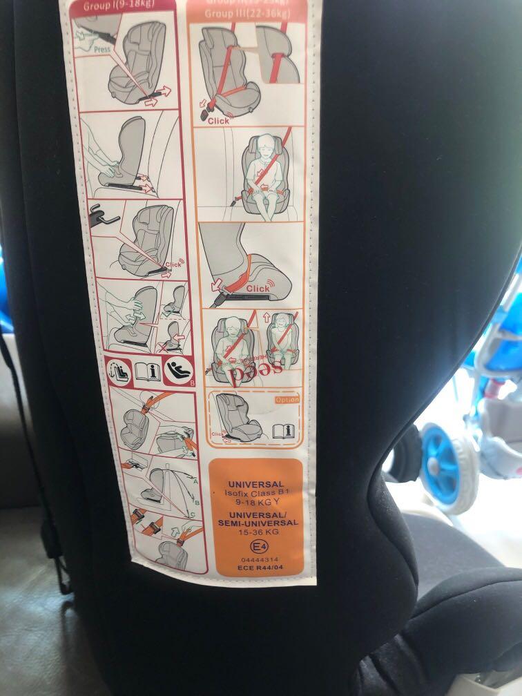 isofix class b1
